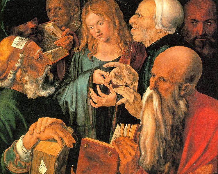 Christ Among the Doctors, Albrecht Durer